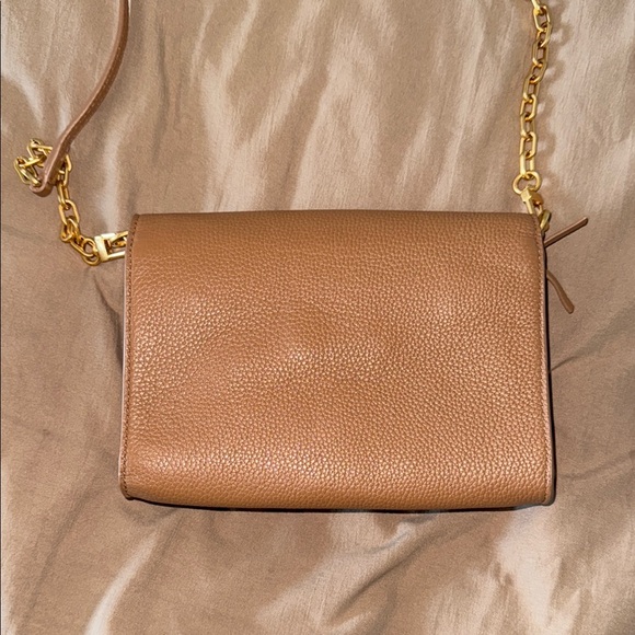 Tory Burch Tan Gold Crossbody Bag - Picture 9 of 10